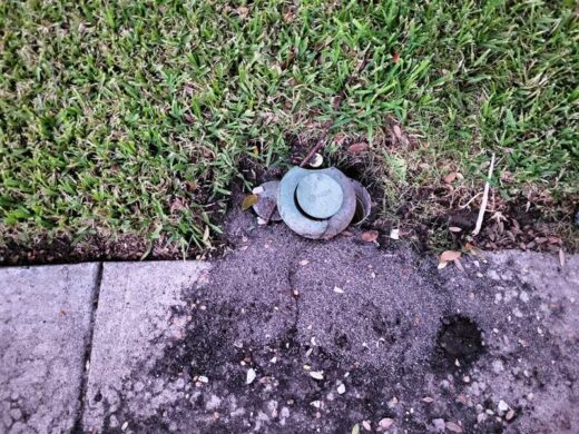 Clogged Yard Drain