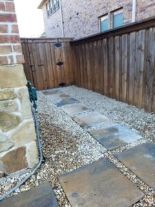 Paver Stepping Stone Walkway