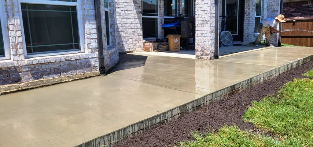 Cost to pour a concrete slab in Texas